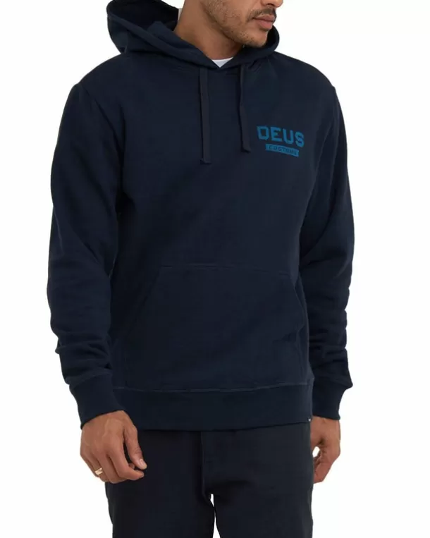 Deus Ex Machina Billy Hoodie - Navy Cheap