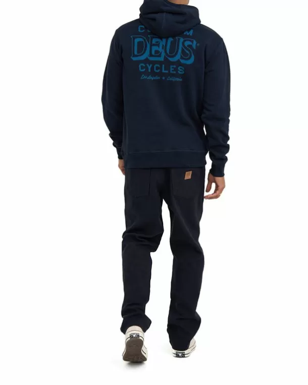 Deus Ex Machina Billy Hoodie - Navy Cheap